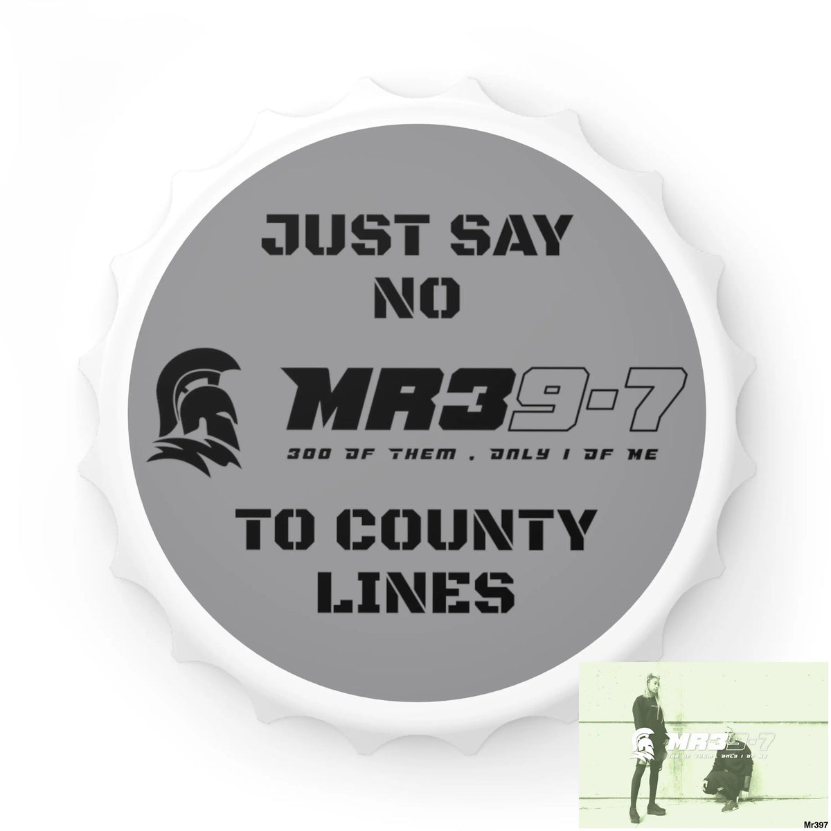 MR39-7 Edition Just Say No To County Lines Bottle Opener One size / White Accessories