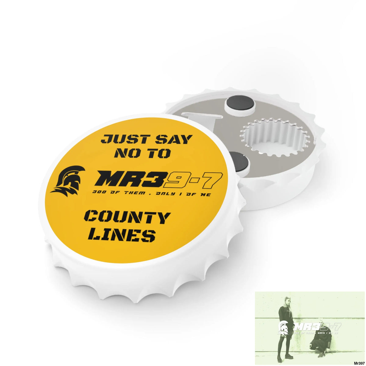 MR39-7 Edition Just Say no To County Lines Bottle Opener One size / White Accessories