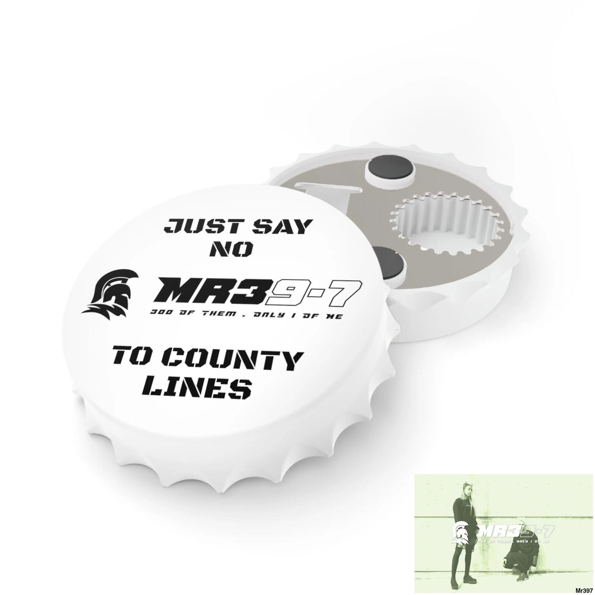 MR39-7 Edition Just Say No To County Lines Bottle Opener One size / White Accessories