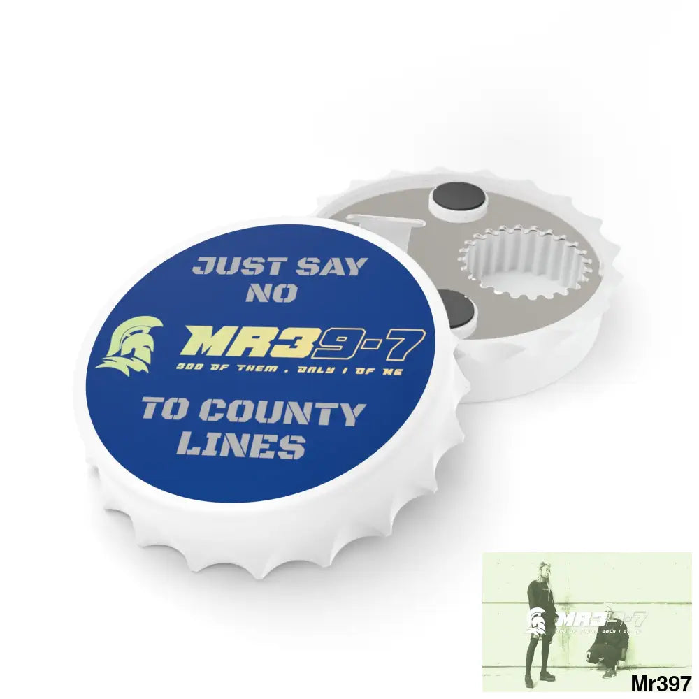 MR39-7 Edition Just Say No To County Lines Bottle Opener One size / White Accessories