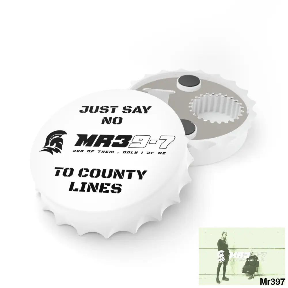 MR39-7 Edition Just Say No To County Lines Bottle Opener One size / White Accessories