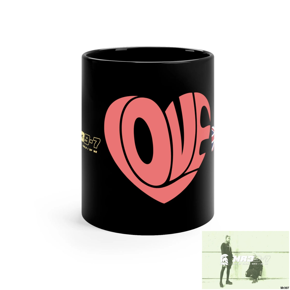 Mr39-7 GBR Love 11oz Black Mug 11oz Mug