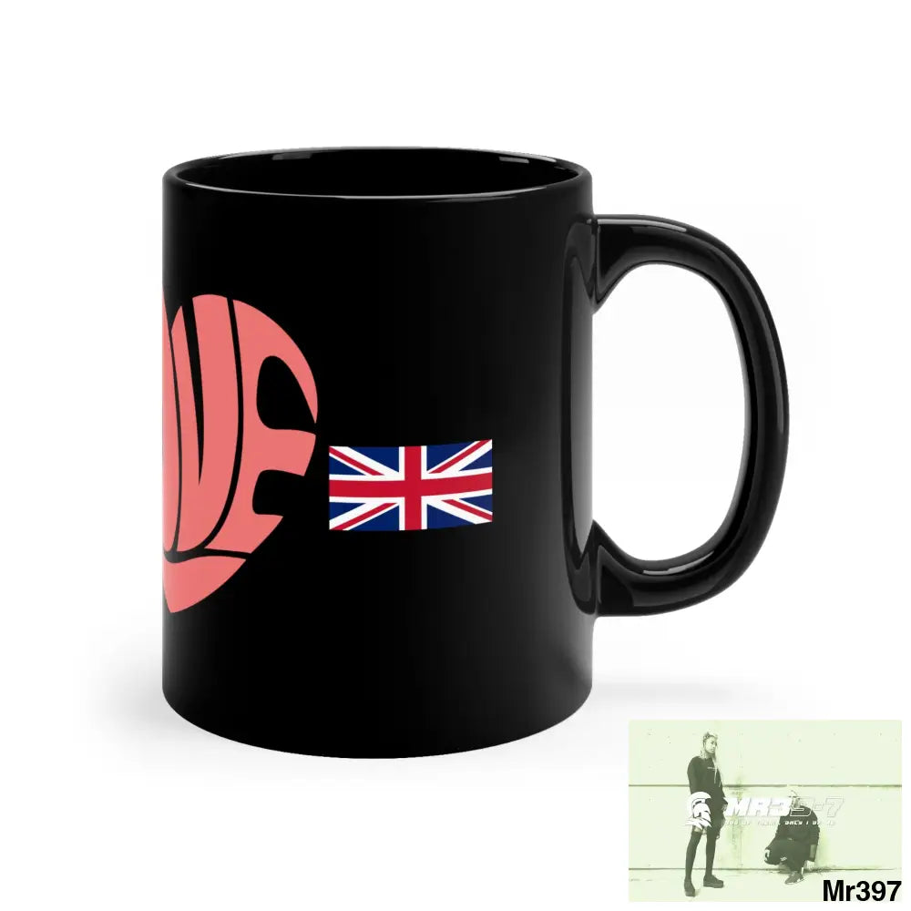 Mr39-7 GBR Love 11oz Black Mug 11oz Mug