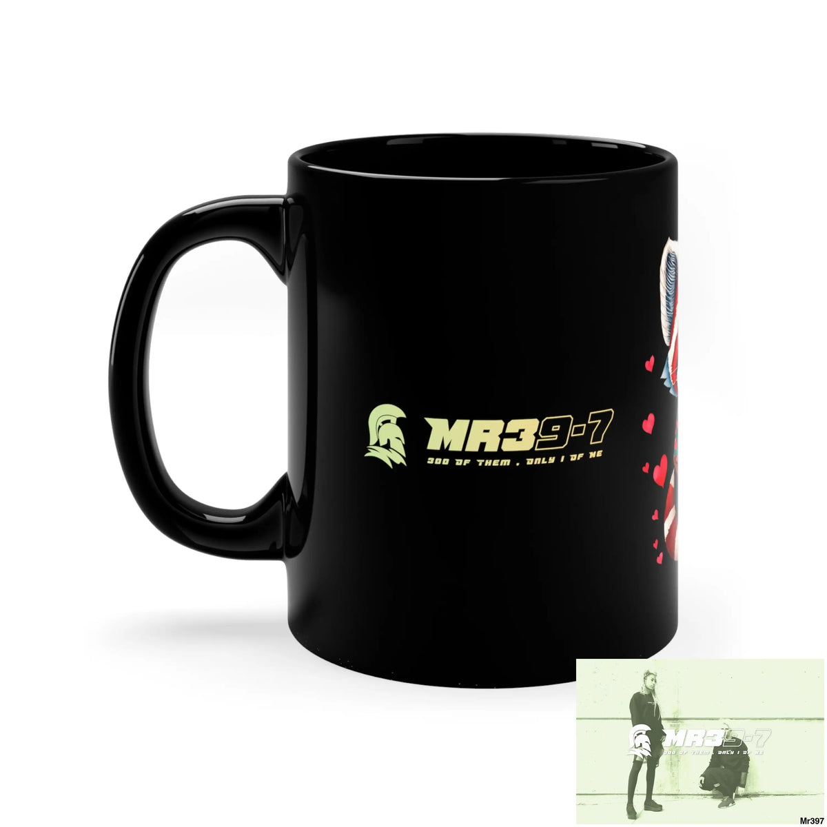 Mr39-7 GBR Valentine’s Day Cute Red Panda 11oz Black Mug 11oz Mug
