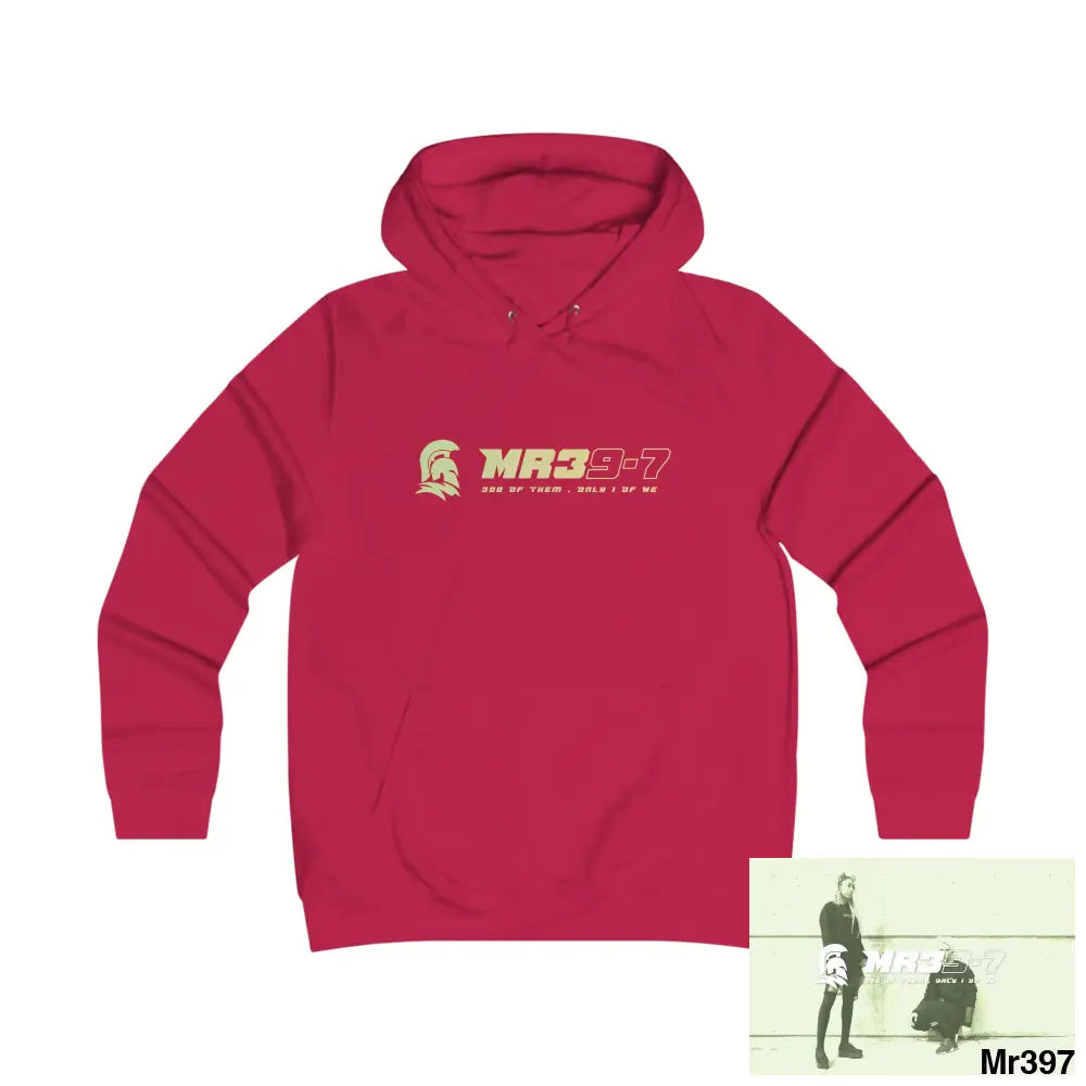 MR39-7 Girlie College Hoodie S / Fire Red Hoodie