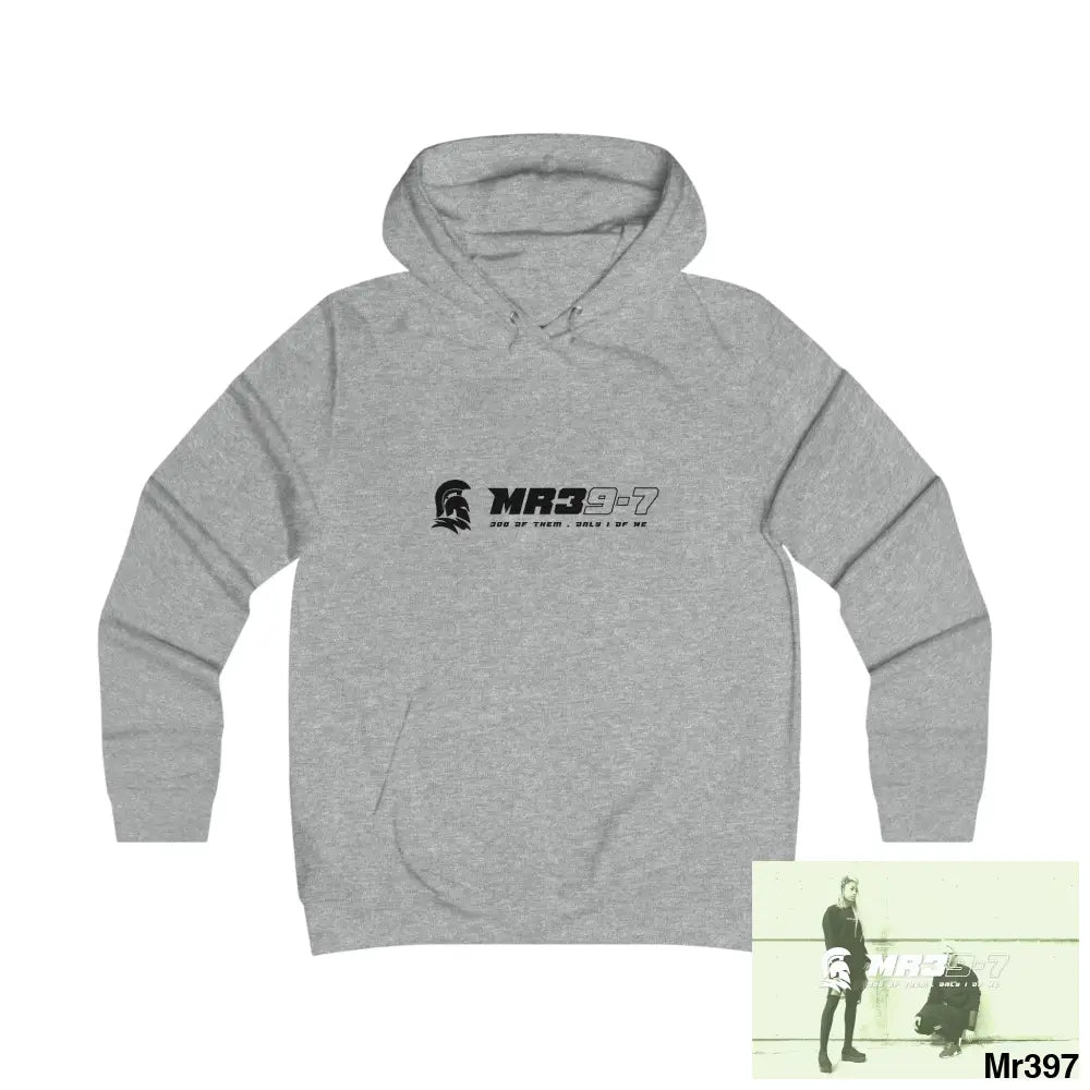 MR39-7 Girlie College Hoodie S / Heather Grey Hoodie