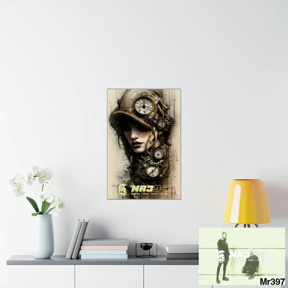 MR39-7 Gothic Animal Super Resolution Graphic Matte Vertical Posters 20″ x 30″ / Matte Poster