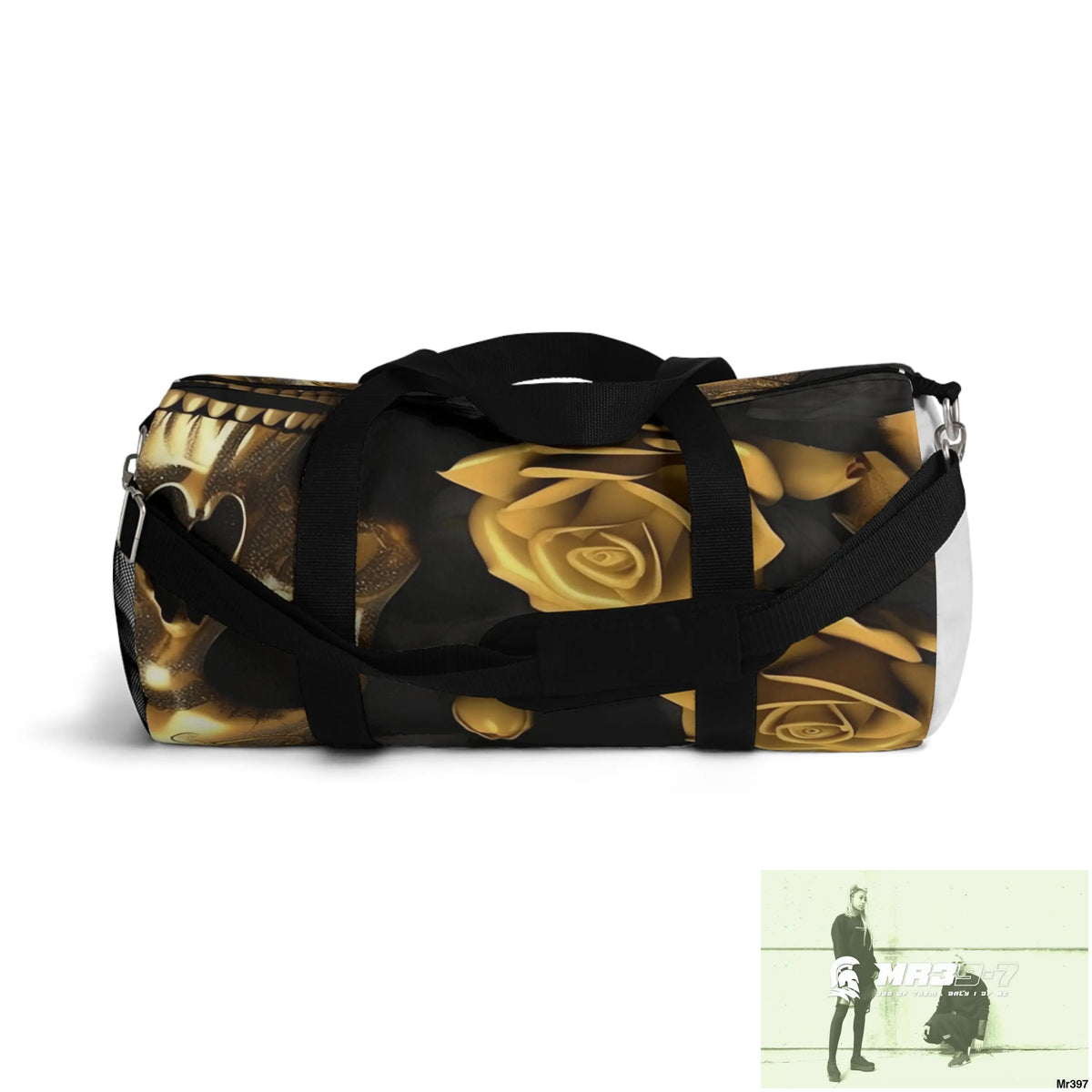 MR39-7 Gothic Skulls & Roses Duffel Bag Bags
