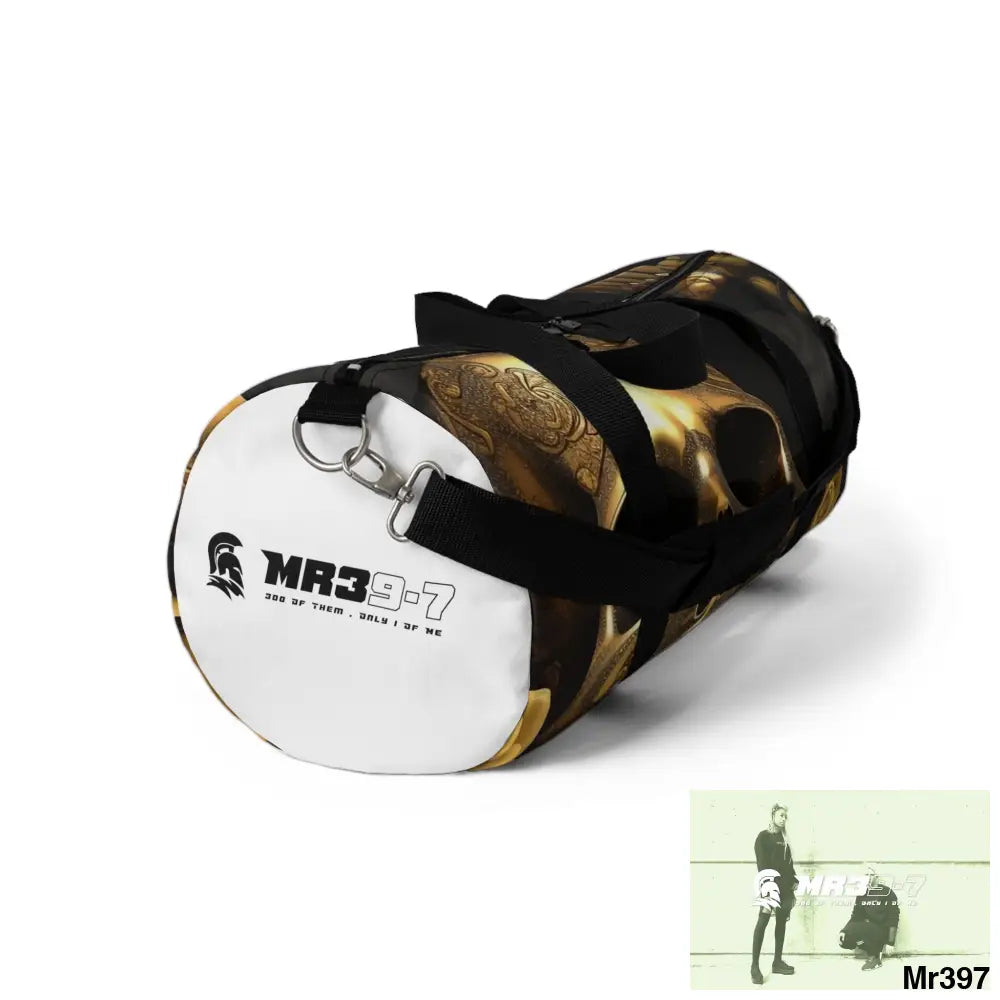 MR39-7 Gothic Skulls & Roses Duffel Bag Bags