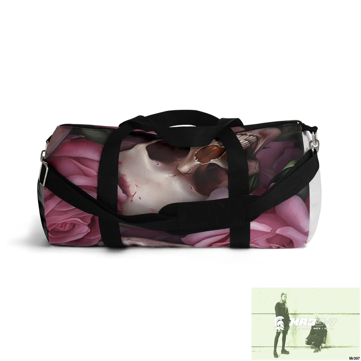 MR39-7 Gothic Skulls & Roses Duffel Bag Bags