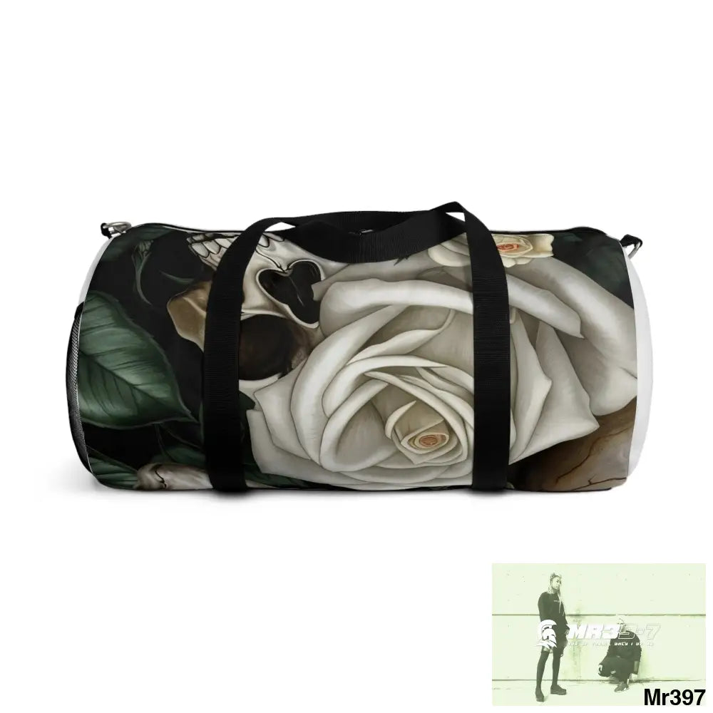MR39-7 Gothic Skulls & Roses Duffel Bag Bags