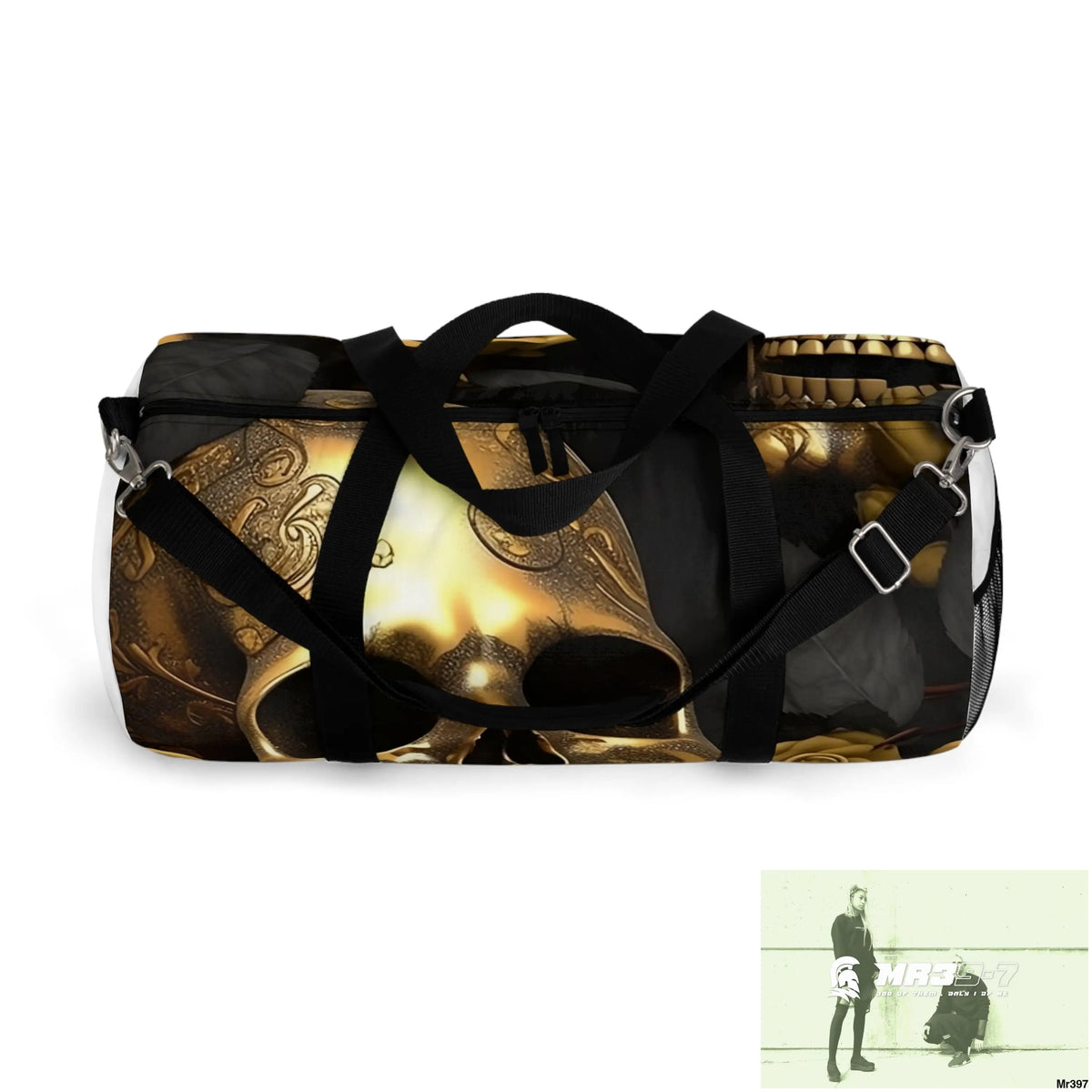 MR39-7 Gothic Skulls & Roses Duffel Bag Bags