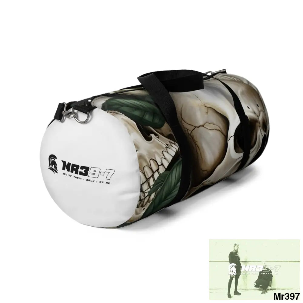 MR39-7 Gothic Skulls & Roses Duffel Bag Bags