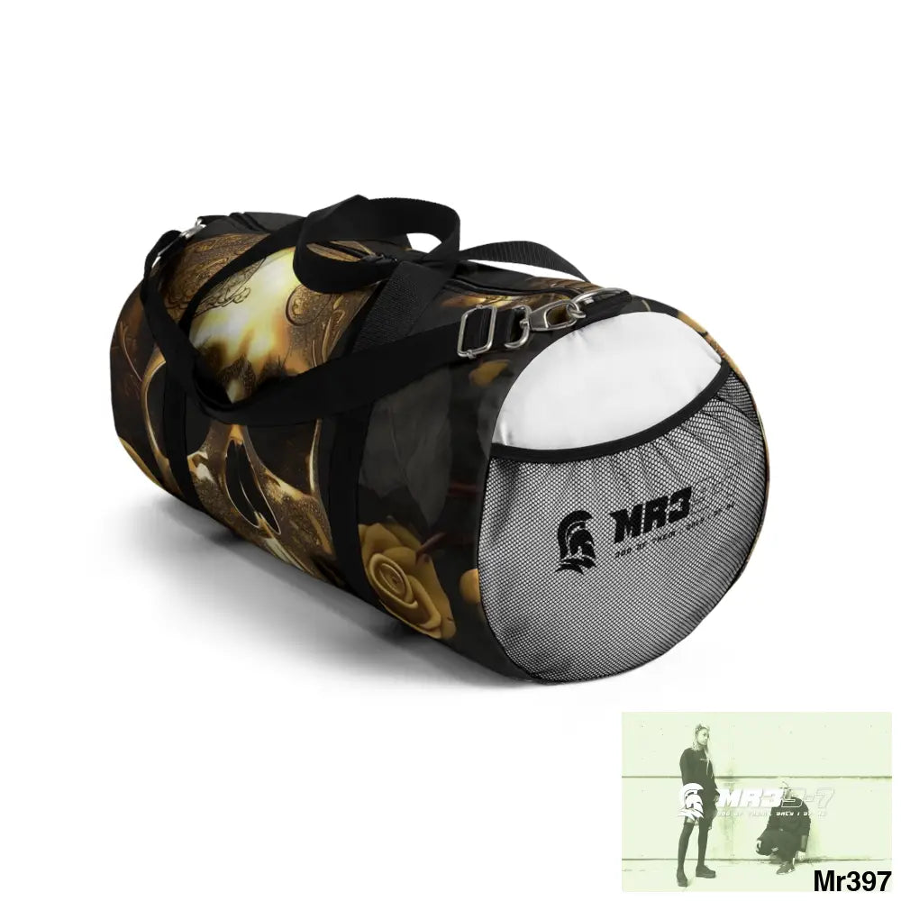 MR39-7 Gothic Skulls & Roses Duffel Bag Bags