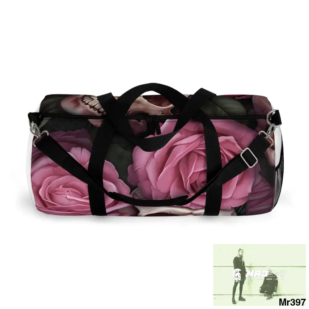 MR39-7 Gothic Skulls & Roses Duffel Bag Bags