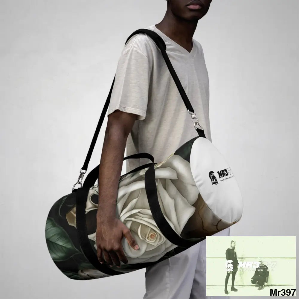 MR39-7 Gothic Skulls & Roses Duffel Bag Bags