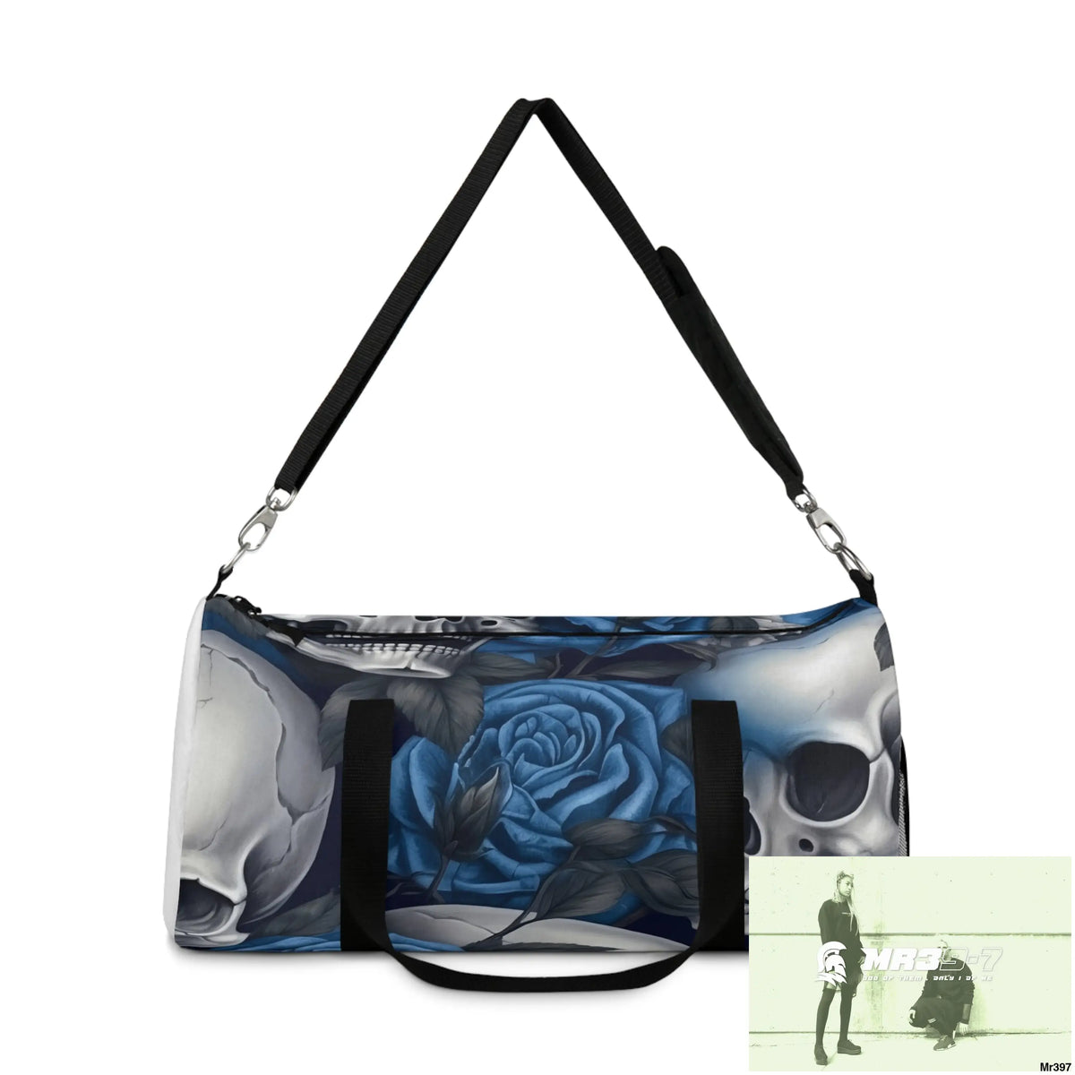 MR39-7 Gothic Skulls & roses Duffel Bag Bags