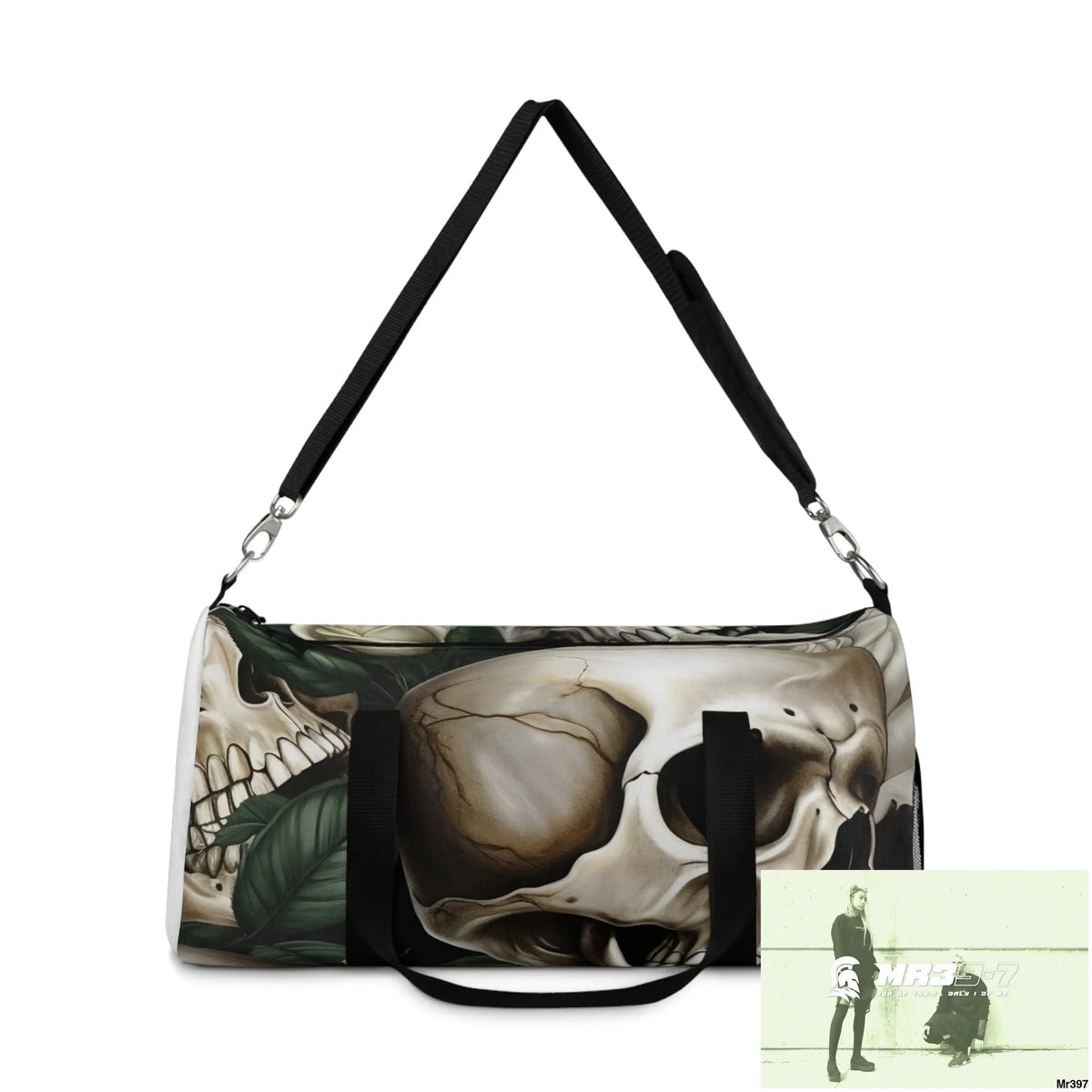 MR39-7 Gothic Skulls & Roses Duffel Bag Bags