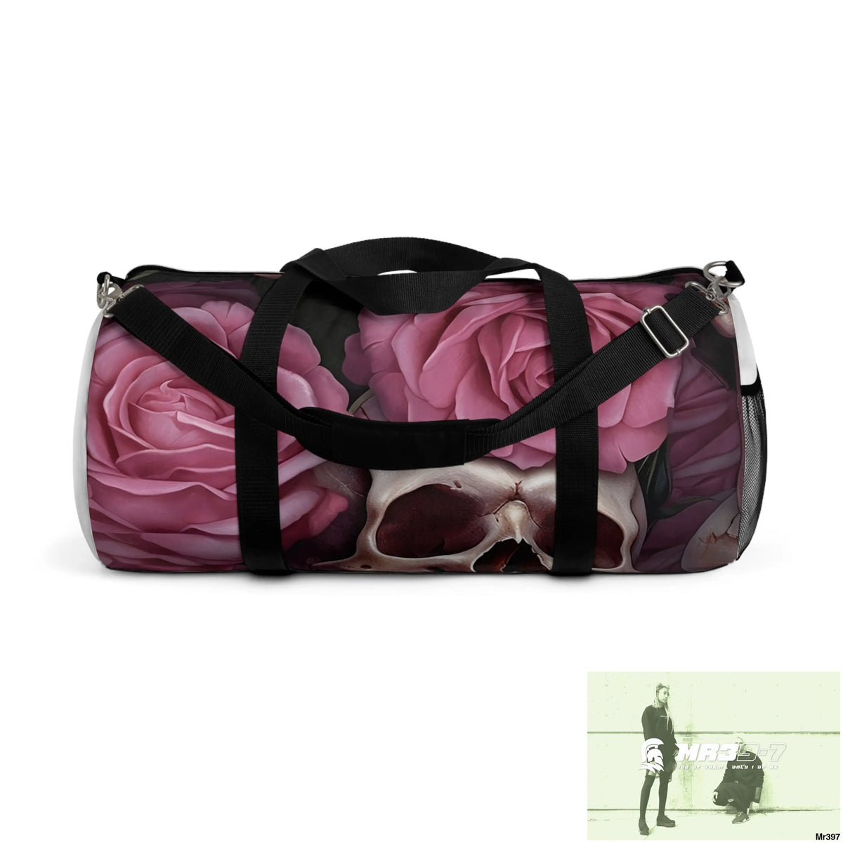MR39-7 Gothic Skulls & Roses Duffel Bag Large Bags