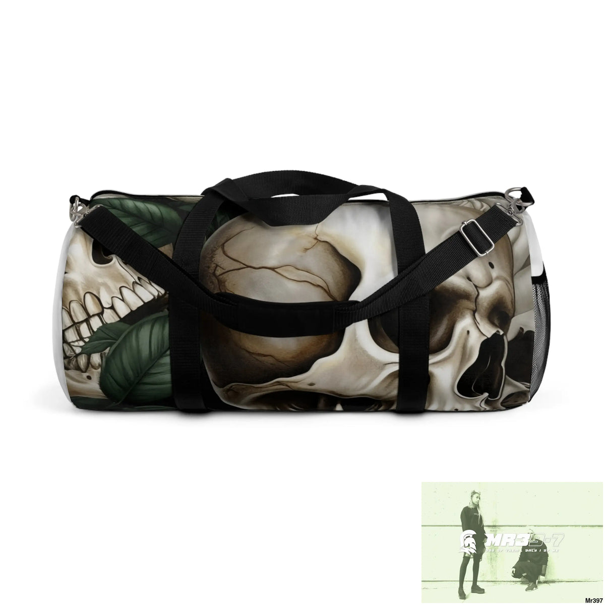 MR39-7 Gothic Skulls & Roses Duffel Bag Large Bags
