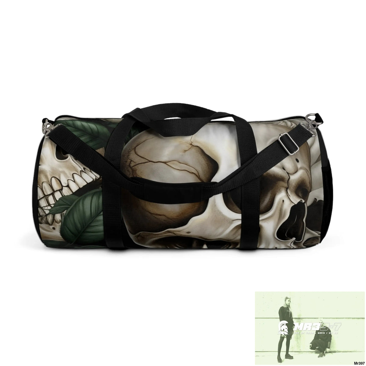 MR39-7 Gothic Skulls & Roses Duffel Bag Large Bags