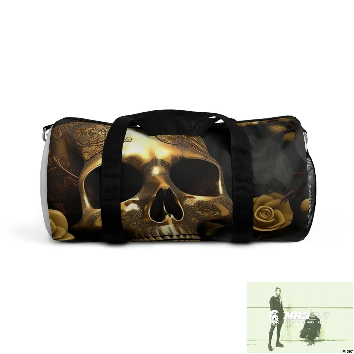 MR39-7 Gothic Skulls & Roses Duffel Bag Small Bags