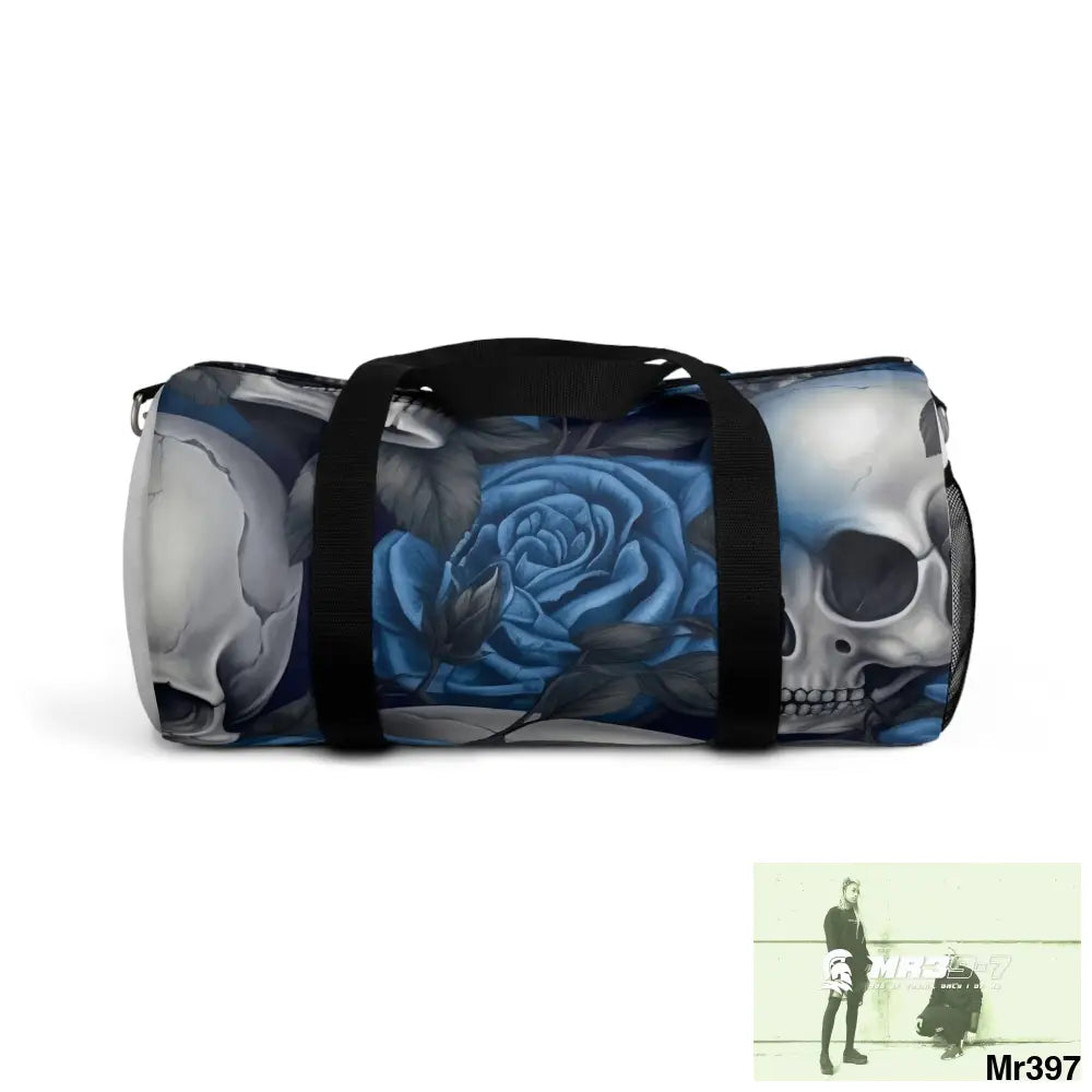 MR39-7 Gothic Skulls & roses Duffel Bag Small Bags