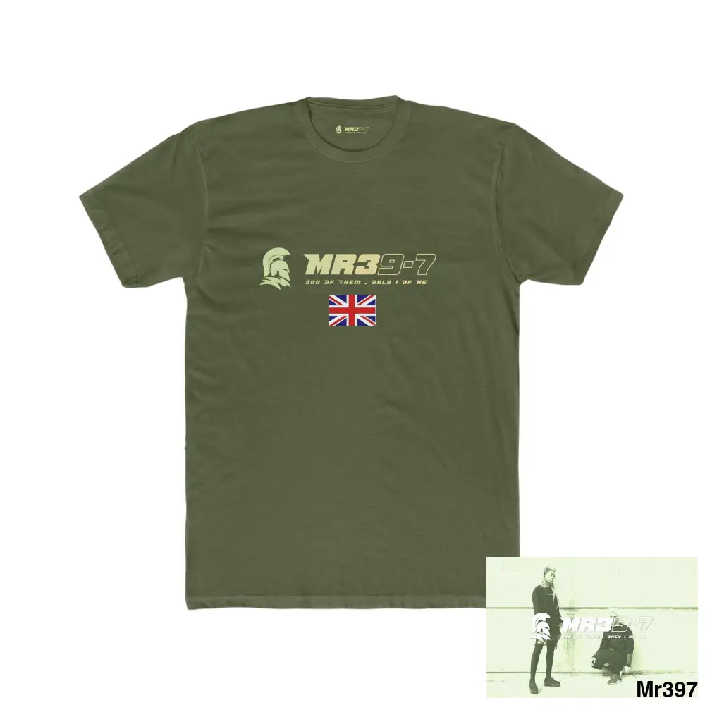 Mr39-7 I /We Own Predators Men’s Cotton Crew Tee Solid Military Green / XS T-Shirt