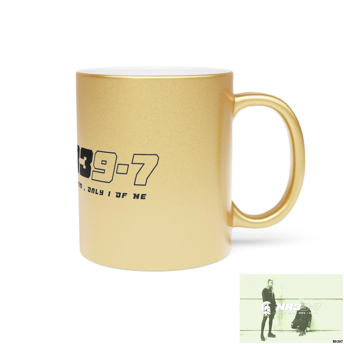 MR39-7 #I7.MI6A1London Edition Metallic Mug (Silver\Gold) Mug