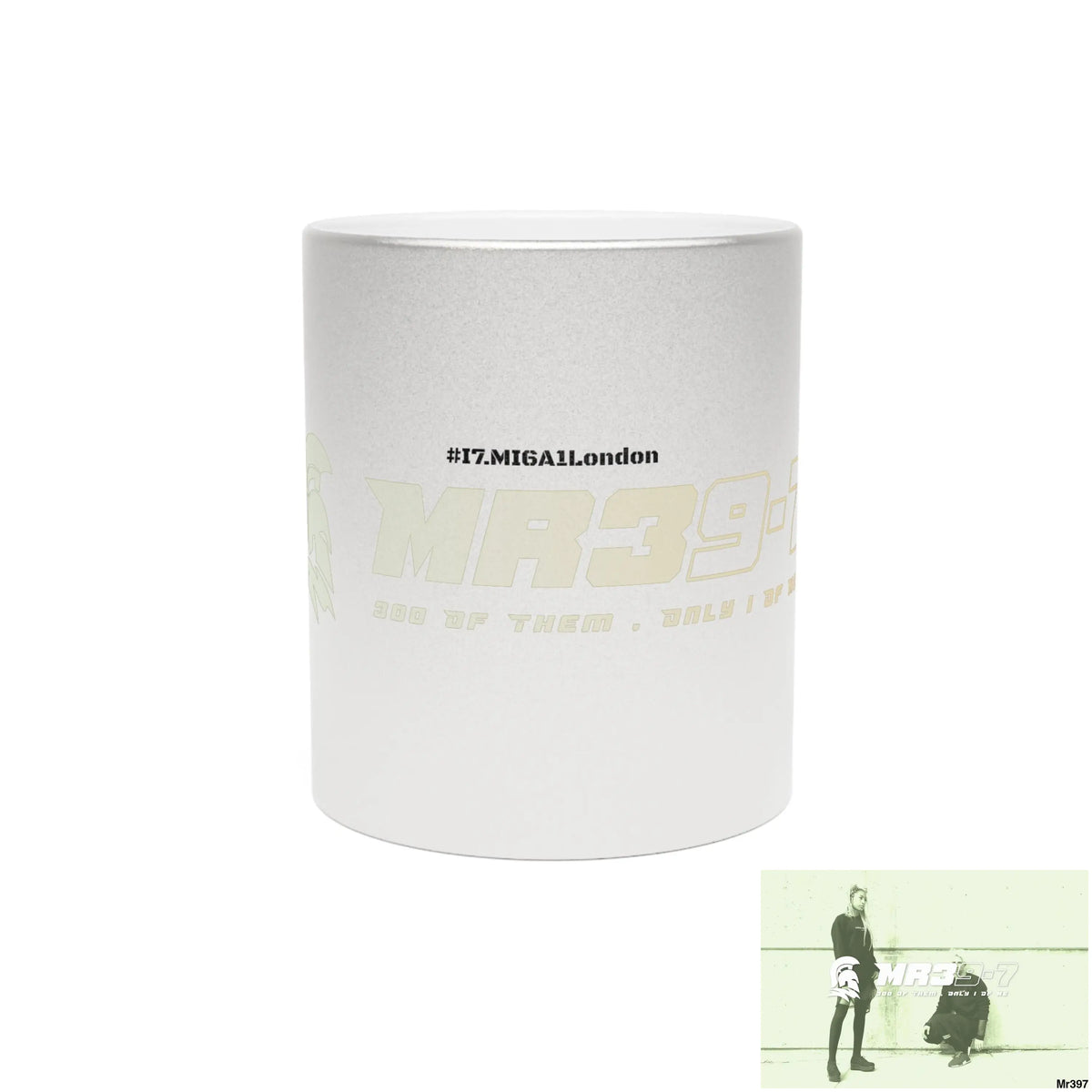 MR39-7 #I7.MI6A1London Edition Metallic Mug (Silver\Gold) 11oz / Silver Mug