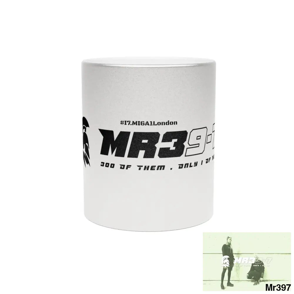 MR39-7 #I7.MI6A1London Edition Metallic Mug (Silver\Gold) 11oz / Silver Mug