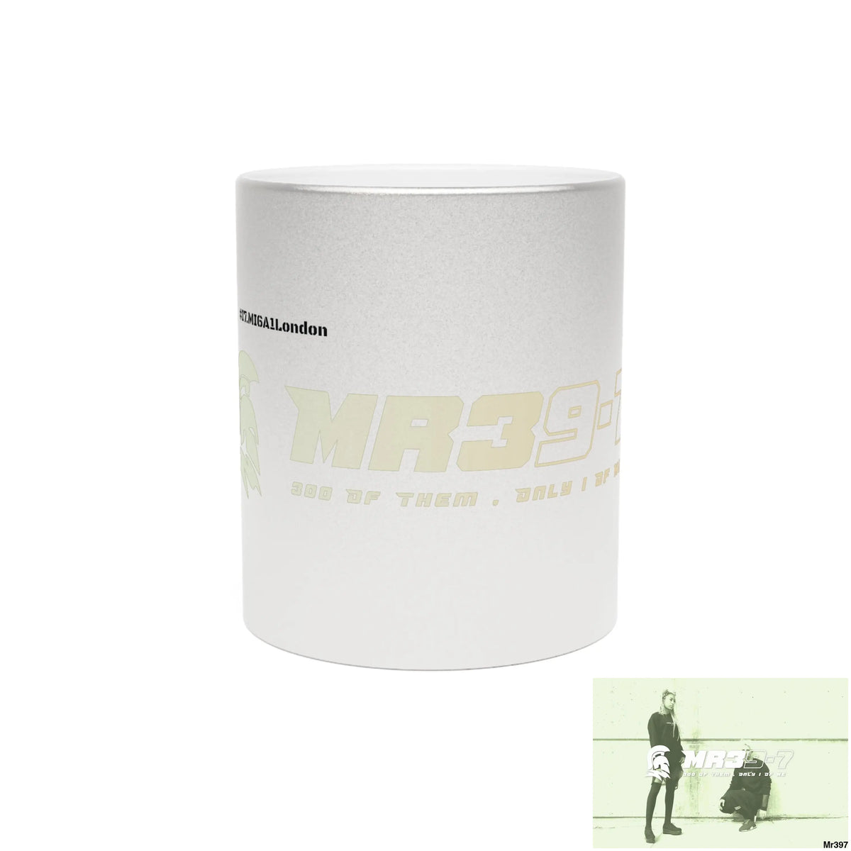 MR39-7 #I7.MI6A1London Edition Metallic Mug (Silver\Gold) 11oz / Silver Mug