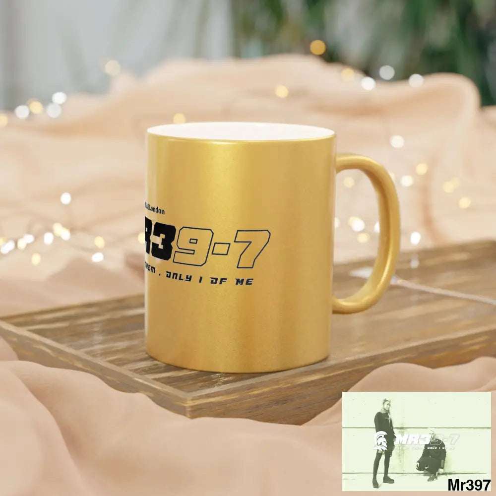 MR39-7 #I7.MI6A1London Edition Metallic Mug (Silver\Gold) Mug