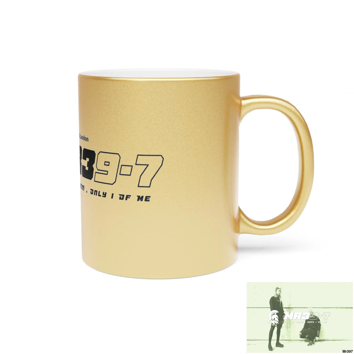 MR39-7 #I7.MI6A1London Edition Metallic Mug (Silver\Gold) Mug