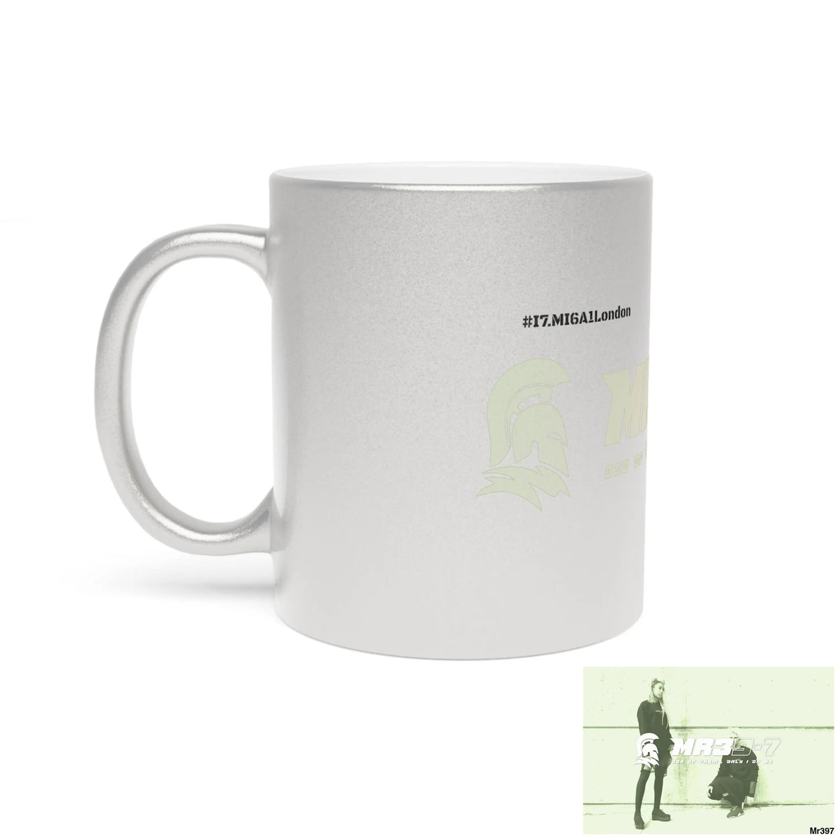 MR39-7 #I7.MI6A1London Edition Metallic Mug (Silver\Gold) Mug