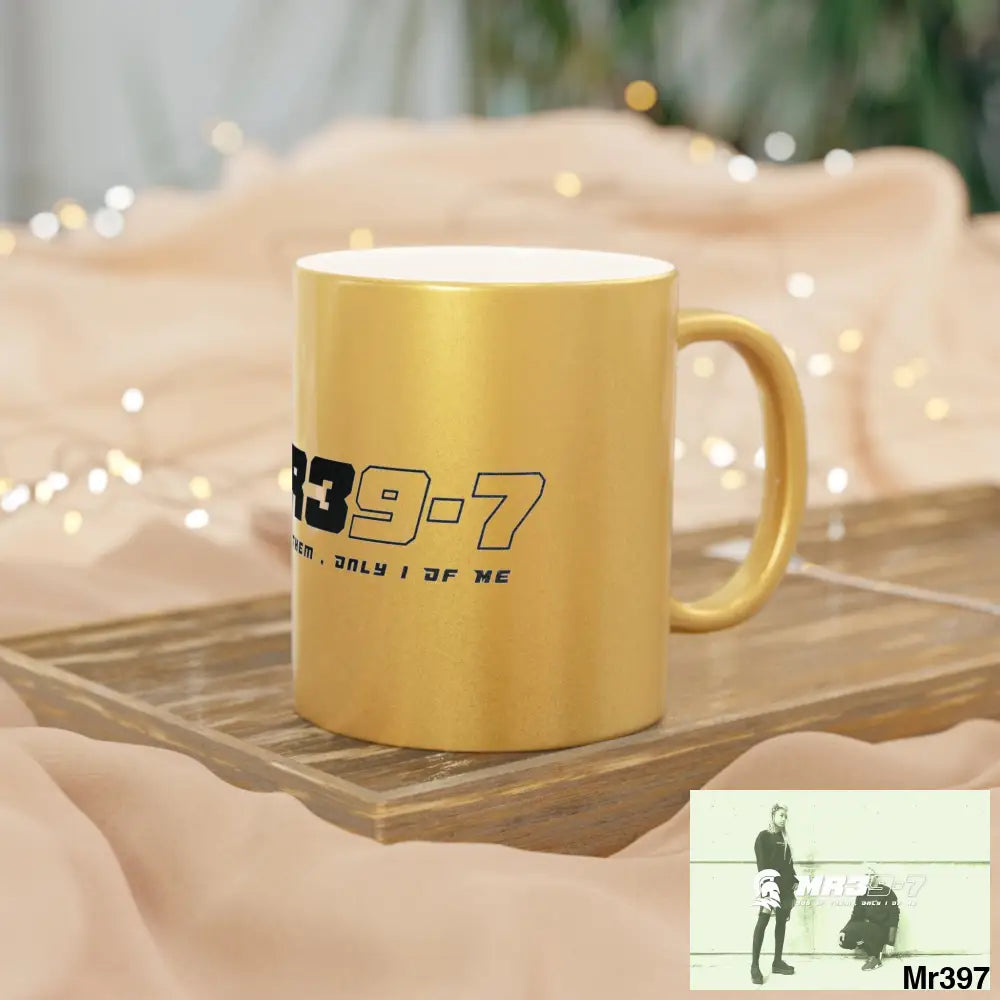 MR39-7 #I7.MI6A1London Edition Metallic Mug (Silver\Gold) Mug