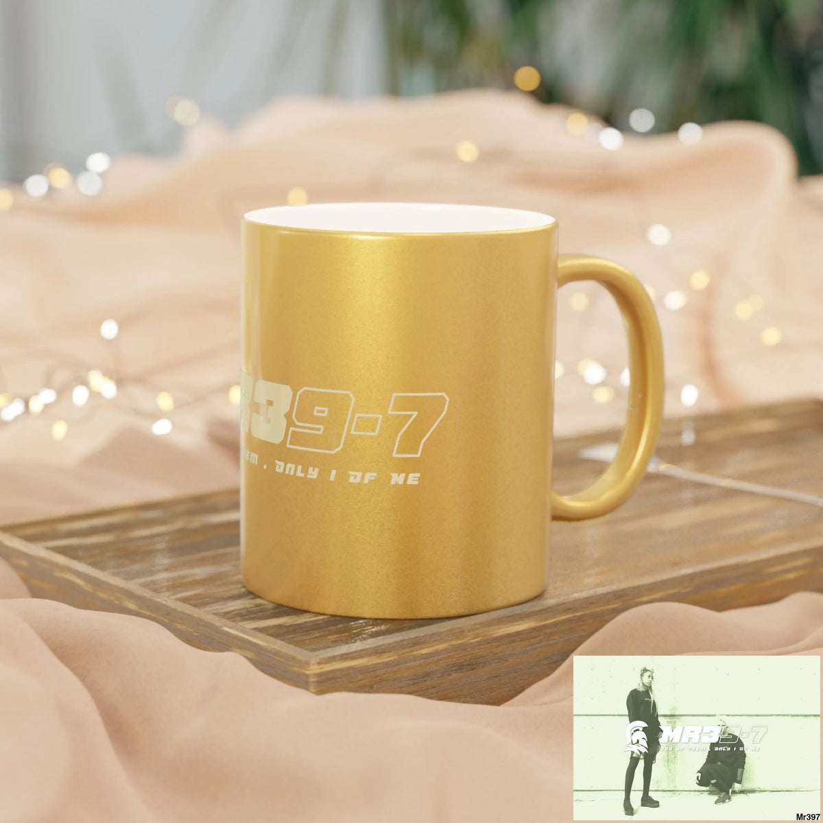 MR39-7 #I7.MI6A1London Edition Metallic Mug (Silver\Gold) Mug