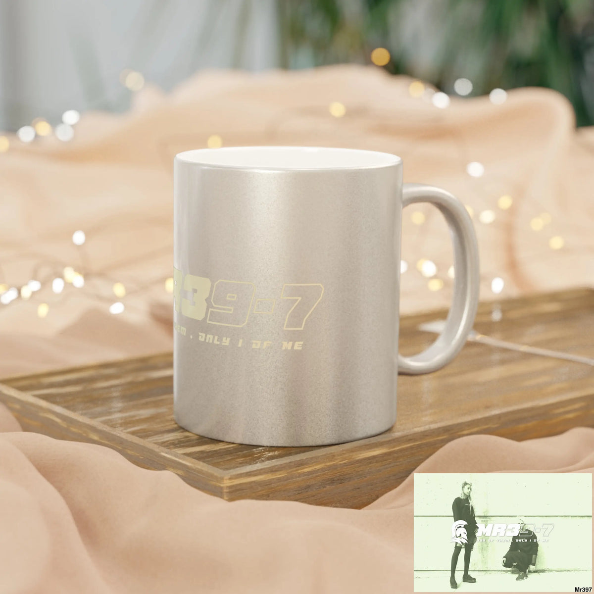 MR39-7 #I7.MI6A1London Edition Metallic Mug (Silver\Gold) Mug