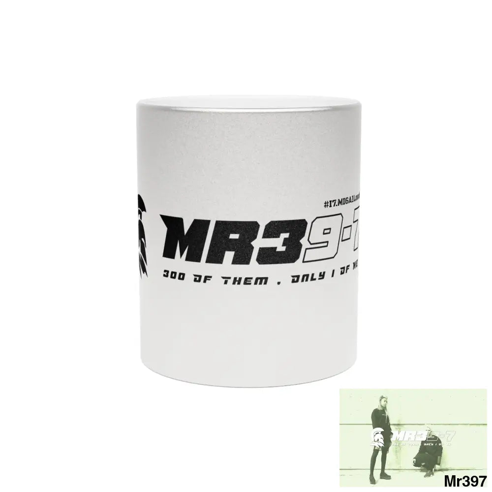MR39-7 #I7.MI6A1London Metallic Mug (Silver\Gold) 11oz / Silver Mug
