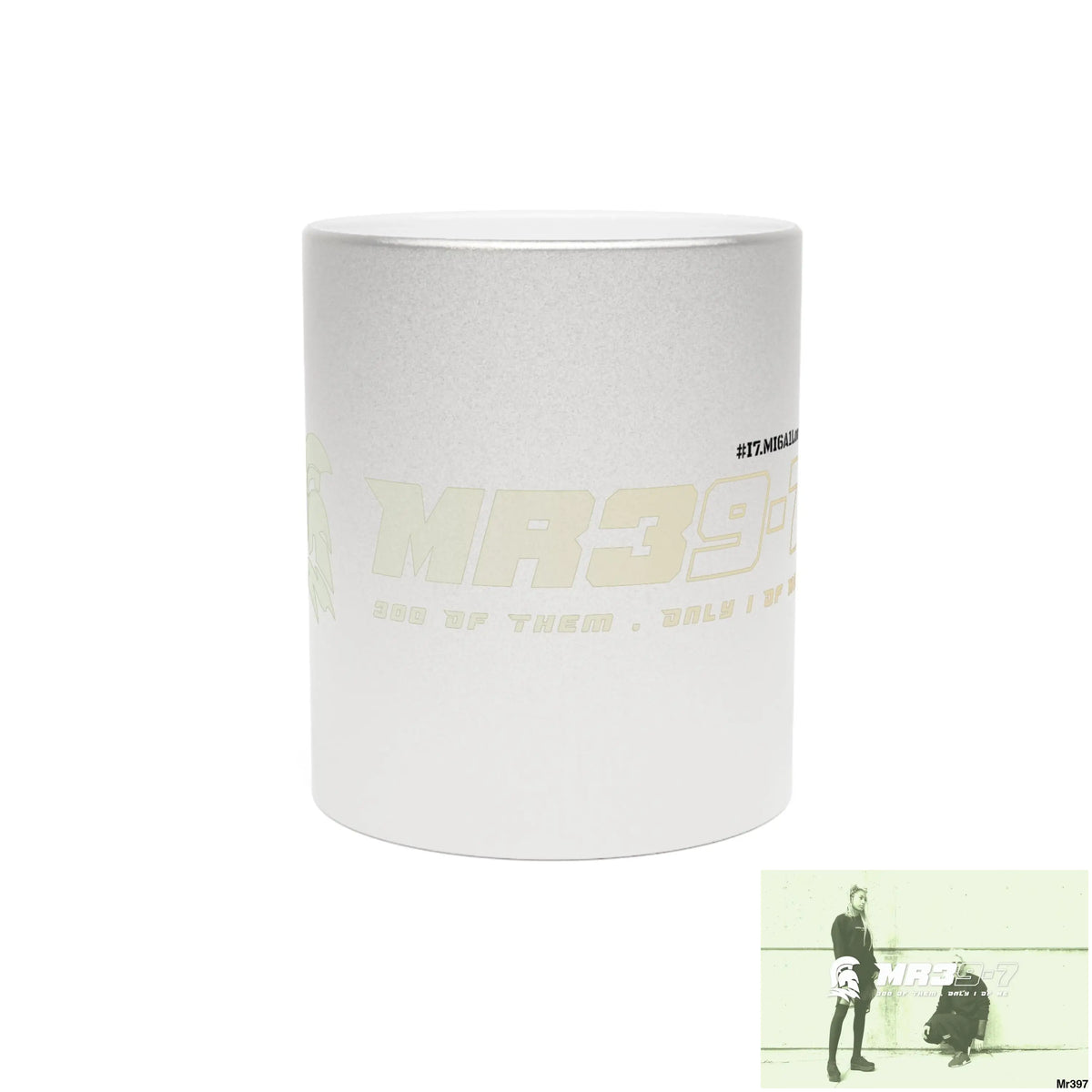 MR39-7 #I7.MI6A1London Metallic Mug (Silver\Gold) 11oz / Silver Mug