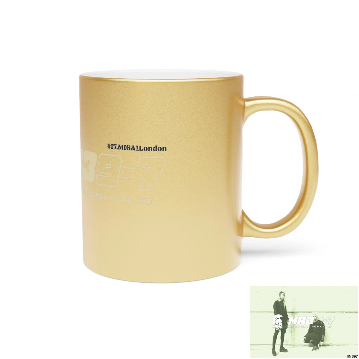 MR39-7 #I7.MI6A1London Metallic Mug (Silver\Gold) Mug