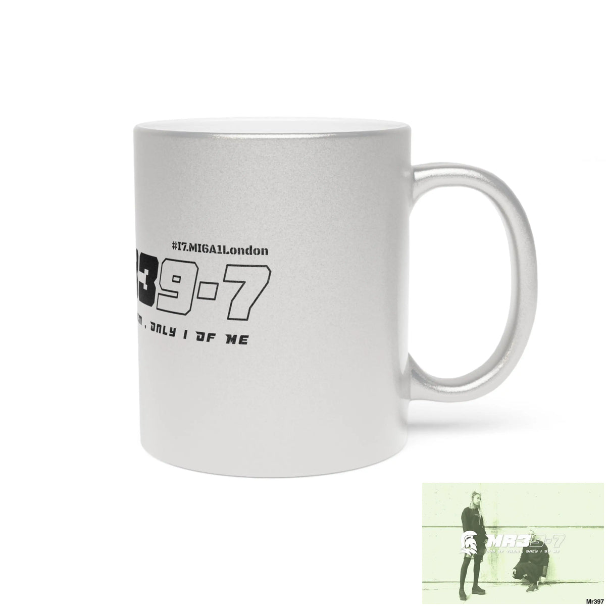 MR39-7 #I7.MI6A1London Metallic Mug (Silver\Gold) Mug