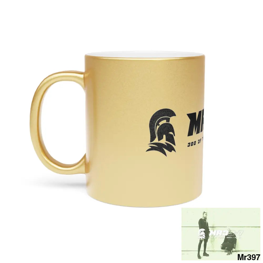 MR39-7 #I7.MI6A1London Metallic Mug (Silver\Gold) Mug