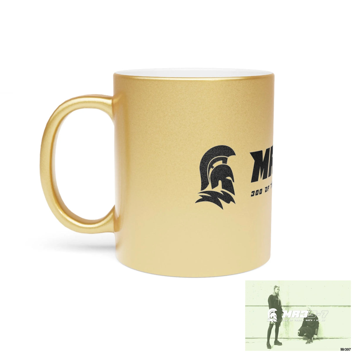 MR39-7 #I7.MI6A1London Metallic Mug (Silver\Gold) Mug