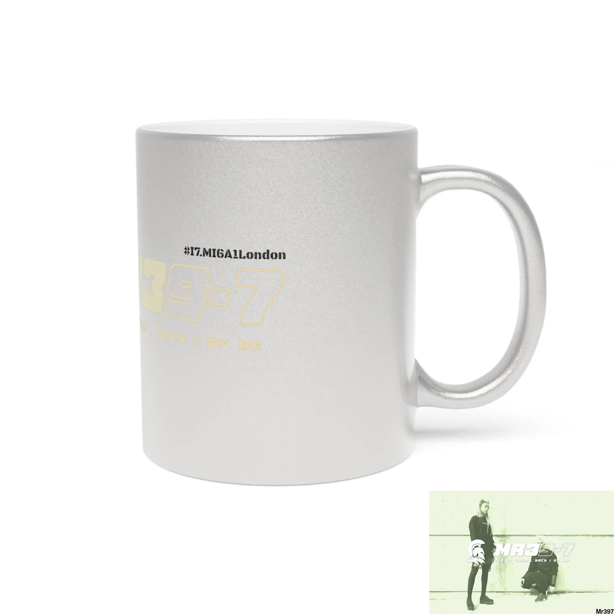 MR39-7 #I7.MI6A1London Metallic Mug (Silver\Gold) Mug