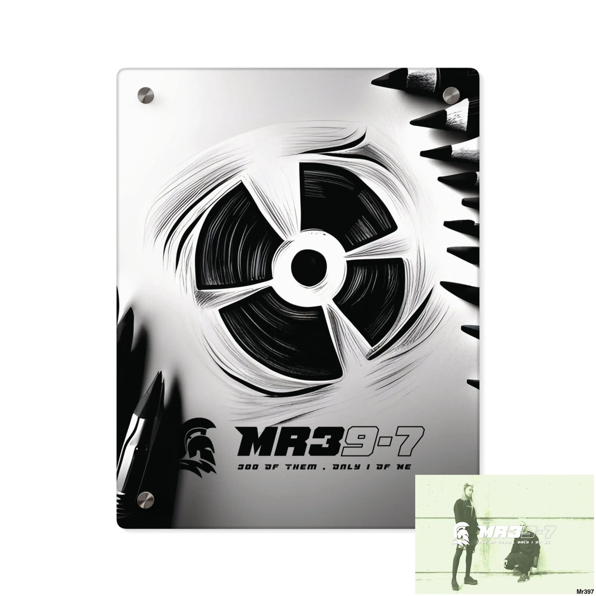 MR39-7 in blind 2014 Military G Radiation blast Acrylic Wall Art Panels 11″ x 14″ (Vertical) / 0.25’’ Home Decor