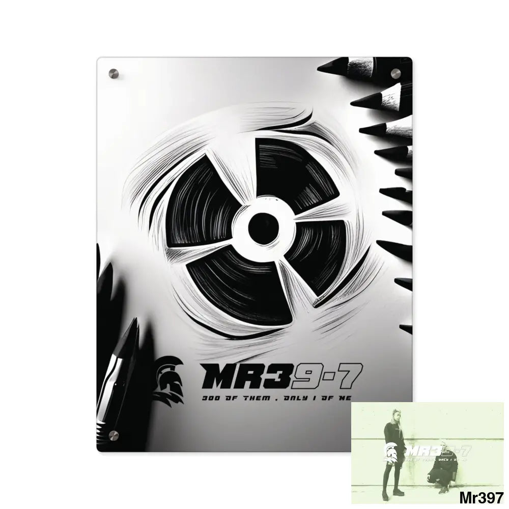 MR39-7 in blind 2014 Military G Radiation blast Acrylic Wall Art Panels 16″ x 20″ (Vertical) / 0.25’’ Home Decor