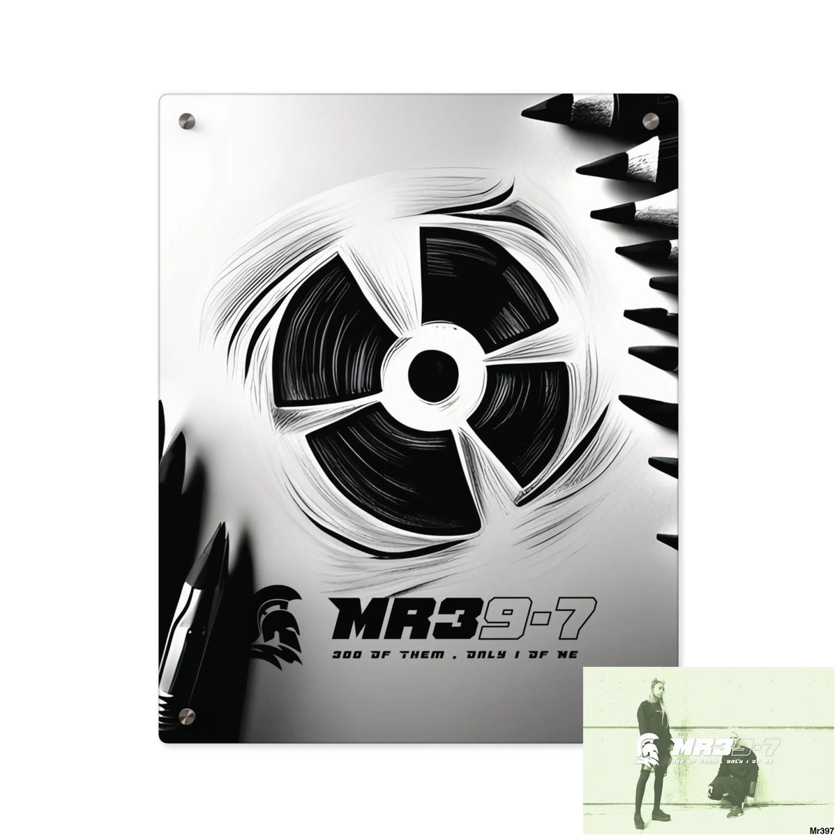 MR39-7 in blind 2014 Military G Radiation blast Acrylic Wall Art Panels 16″ x 20″ (Vertical) / 0.25’’ Home Decor