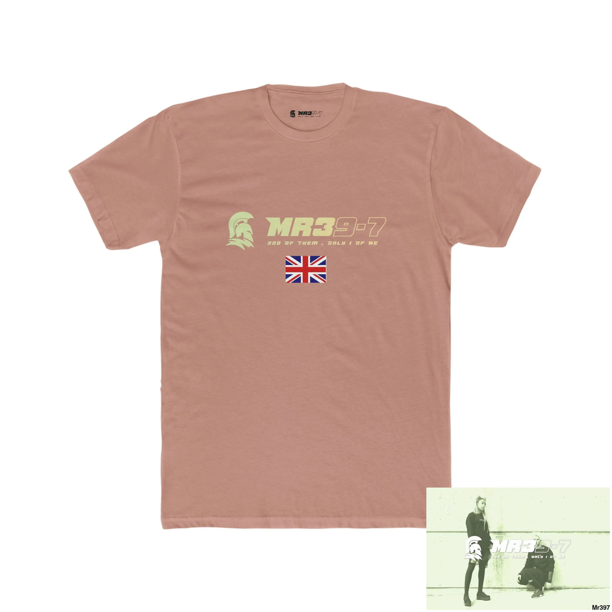 Mr39-7 Kenya 2015 in Blind Spy issues and sheets Men’s Cotton Crew Tee Solid Desert Pink / S T-Shirt