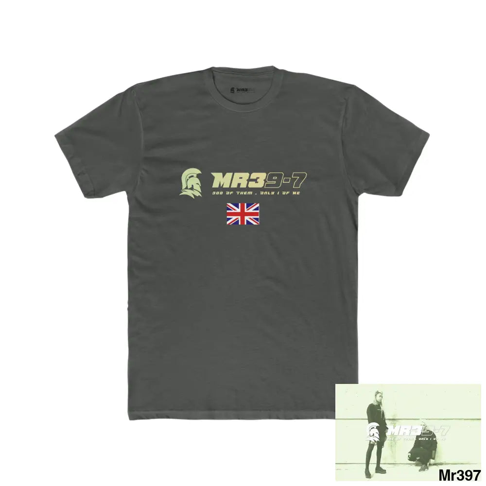 Mr39-7 Kenya 2015 in Blind Spy issues and sheets Men’s Cotton Crew Tee Solid Heavy Metal / XS T-Shirt